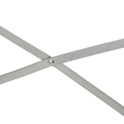 Galvanised Steel Raised Garden Bed 180x90x59 cm with Reinforced Rods - Grey