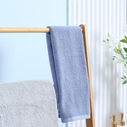 Bamboo Towel Rack with Shelves for Bathroom Storage - Natural