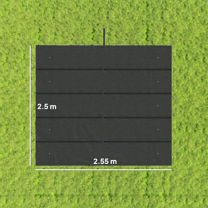 Replacement Canopy Fabric for 3x3 Metre Pergola - Dark Grey Polyester