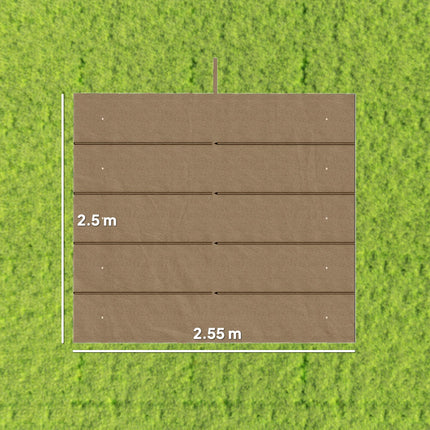 Replacement Canopy Fabric for 3x3 Metre Pergola - Tan Polyester Shade Cover