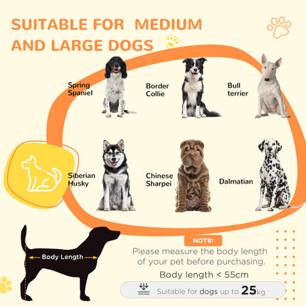 Dog Crate Furniture Side Table with Washable Cushion for Medium & Large Dogs - Grey