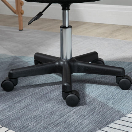 Hydraulic Swivel Adjustable Height Salon Spa Stool with 3 Seat Covers - Black