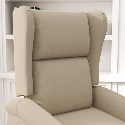 Electric Recliner Armchair with Remote Control for Elderly - Beige