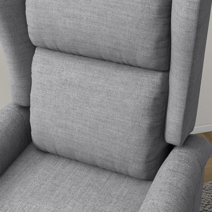 Power Lift Riser Recliner Chair with Remote Control for Elderly - Grey