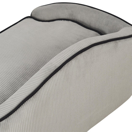 Pet Sofa Dog Bed Couch with Removable Sponge Cushion 66.5x45x35.5 cm - Grey