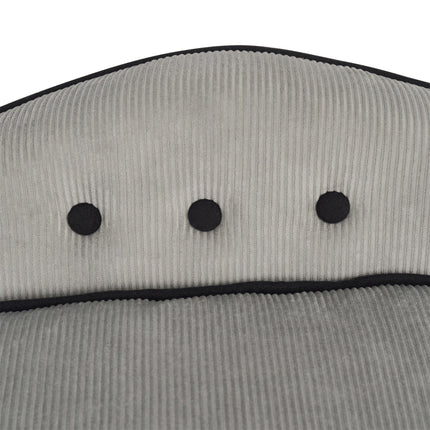 Pet Sofa Dog Bed Couch with Removable Sponge Cushion 66.5x45x35.5 cm - Grey