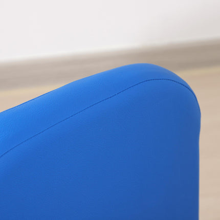 2 In 1 Toddler Sofa Chair and Table with Cushioned Seat - Blue
