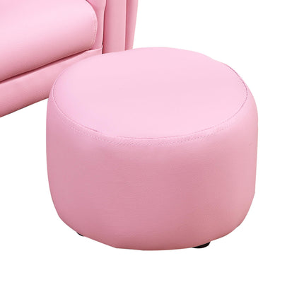 Toddler Armchair and Footstool 2-Piece Set for 18-36 Months - Pink