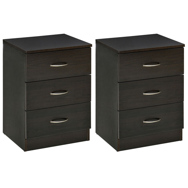 Bedside Cabinet with Drawer and Shelf, White Bedside Table for Bedroom, Living R