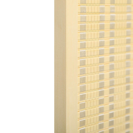 4 Panel Folding Room Divider Screen 180 x 180cm Freestanding Privacy Partition - Natural