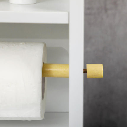 kleankin Multi-Storage Narrow Bathroom Cabinet - White