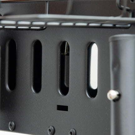 Portable Charcoal BBQ Grill with Seasoning Baskets for Camping Picnic Hiking