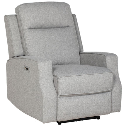 150° Electric Reclining Chair with USB Port and Footrest - Grey