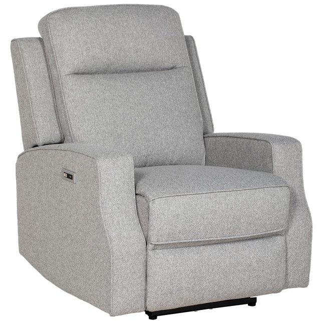 150° Electric Reclining Chair with USB Port and Footrest - Grey