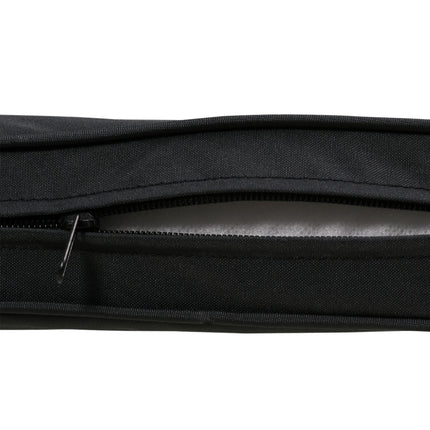 2-Seater Garden Bench Cushion Set Water Resistant - Black