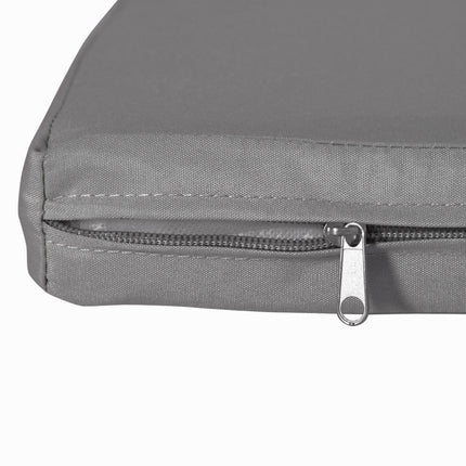 3 Piece Outdoor Seat Cushion Set for Rattan Furniture - Dark Grey