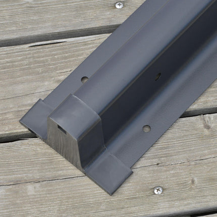 3 Metre Aluminium Frame Cantilever Parasol Set with Crank Handle - Grey