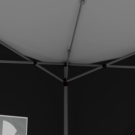 3x3 Meter Pop Up Water Resistant Gazebo Canopy with Carry Bag - Black