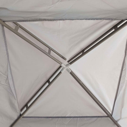 3 x 3 m Gazebo, Netting Party Tent, Patio Canopy Outdoor Event Shelter with Doub