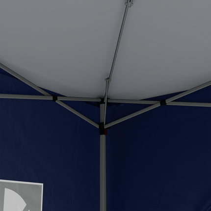 3 x 3 Metres Pop Up Water Resistant Gazebo Tent Canopy - Blue