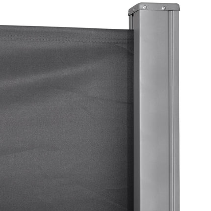 Retractable Sun Awning Screen 300x160 cm UV Protection and Privacy - Grey