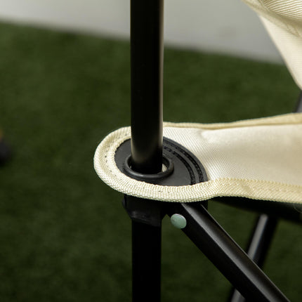 Lightweight Folding Camping Chair with Carry Bag - White