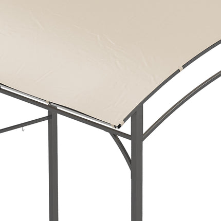 2.2 x 1.5 Metre BBQ Grill Gazebo Tent with Metal Frame and Hooks - Beige