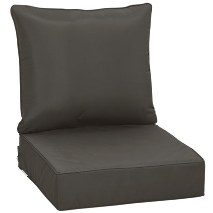 Outdoor Deep Seating Chair Replacement Seat and Back Cushion - Dark Grey