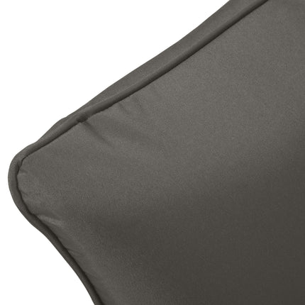 Outdoor Deep Seating Chair Replacement Seat and Back Cushion - Dark Grey