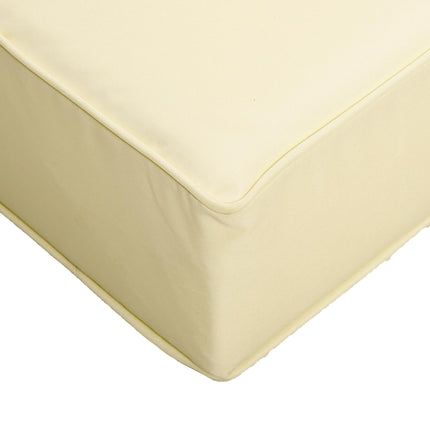 2 Piece Outdoor Patio Cushion Set with Thick Olefin Covers - Grey