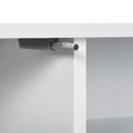 Floating TV Stand Cabinet for TVs up to 60" with Storage & Cable Management - White