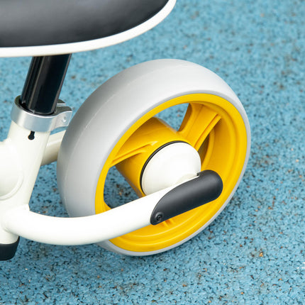 Adjustable Lightweight Kids Balance Bike with EVA Wheels - Orange