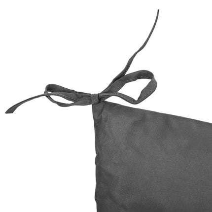 Set of 2 Outdoor Seat Cushions with Backrest, Water Resistant - Grey