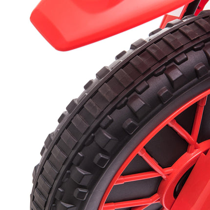 12V Kids Electric Motorcycle Ride-On with Training Wheels for Ages 3-6 - Red