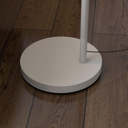 Modern Floor Lamp with 350° Rotating Lampshade and LED Bulb Included - Grey