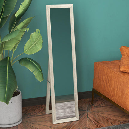 Rustic Full Length Hanging & Freestanding Floor Mirror 155 cm - Grey