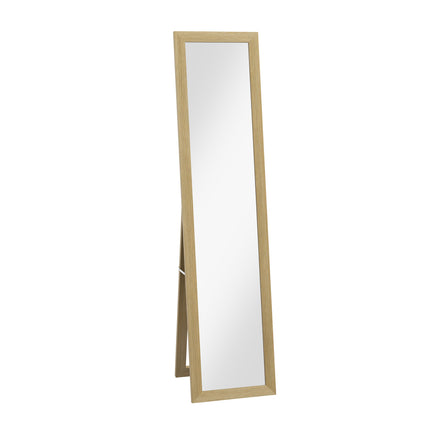 Rustic Full Length Hanging & Freestanding Floor Mirror 155 cm - Natural