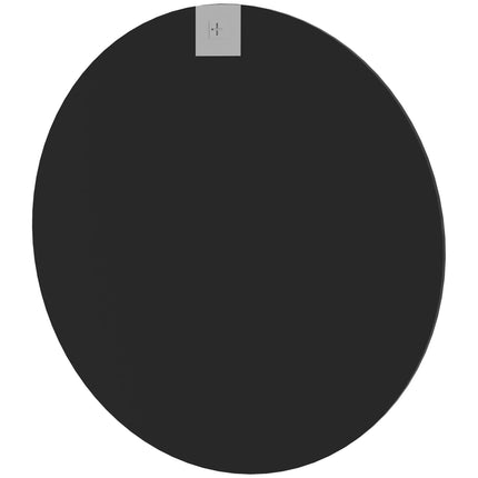 Modern Round Wall Mirror for Home Decor 61cm - Black