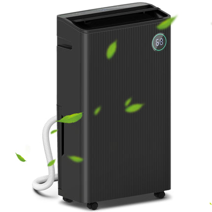 5500mL Portable Dehumidifier with Air Purifier and Timer - Black