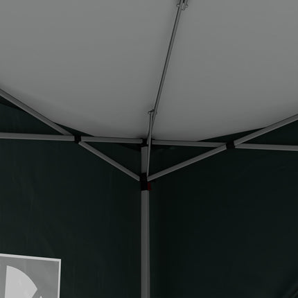 3 x 3m Pop Up Gazebo Tent with Carry Bag and Removable Walls - Green