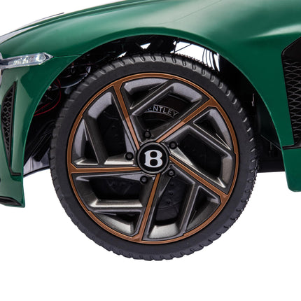 Bentley Bacalar Licensed 12V Kids Electric Ride-On Car with Remote Control - Green