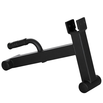 Barbell Deadlift Jack with Non-Slip Handle for Loading 200kg Plates - Black
