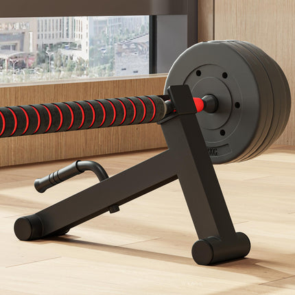 Barbell Deadlift Jack with Non-Slip Handle for Loading 200kg Plates - Black