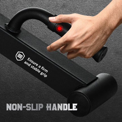 Barbell Deadlift Jack with Non-Slip Handle for Loading 200kg Plates - Black