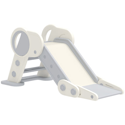 Foldable Indoor Kids Slide for 1.5-3 Years Old with Safety Guards - Grey