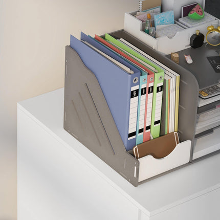 3-Drawer Vertical Steel Filing Cabinet with Lock, Pencil Tray & Adjustable Hanging Bar for A4 & Letter - White