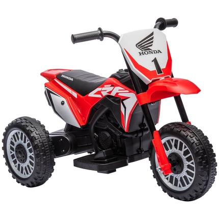 6V 3-Wheel Kids Electric Motorbike with Horn & Startup Sound for Ages 18-36 Months - Red