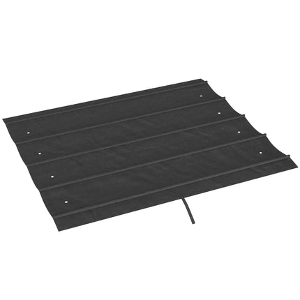 Retractable Pergola Roof Cover UV30+ Protection 286x245cm for 84C-175 Frame - Dark Grey