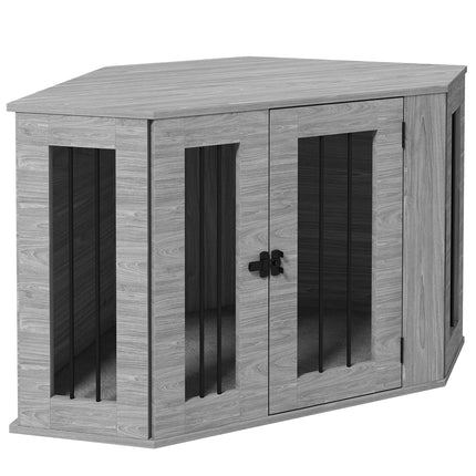 Conner Medium Dog Crate with Cushion 104x55x63 cm - Grey