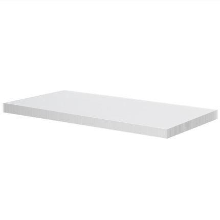 14 Pieces 121x61x0.4cm Twin-Wall Polycarbonate Roofing Sheets 10m² Greenhouse Panels - Clear